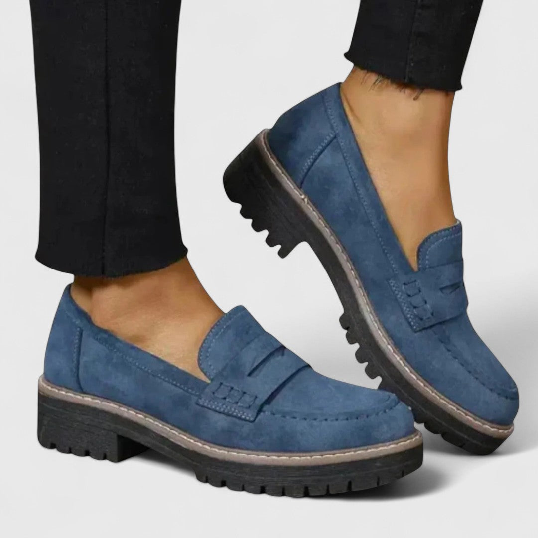 Ortopediska slip-on mockasiner för kvinnor