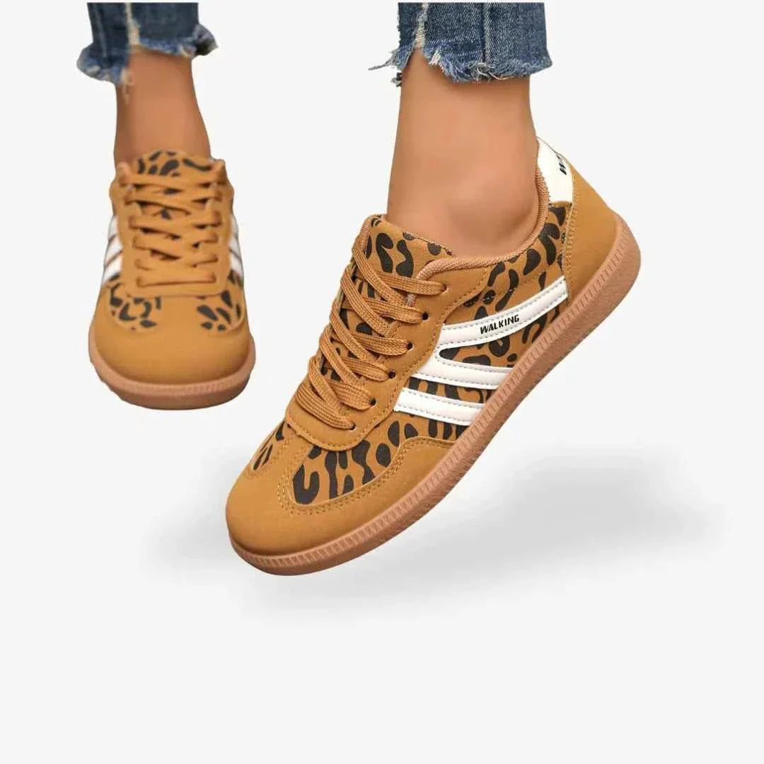 Damsneakers med mjuka sulor för vardagsbruk