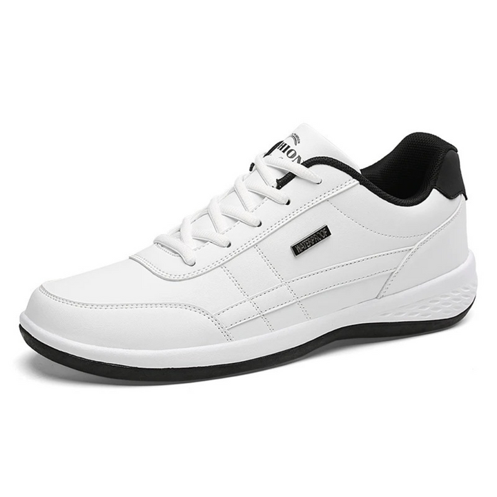 Henrik | Sneakers herr i läder med snörning