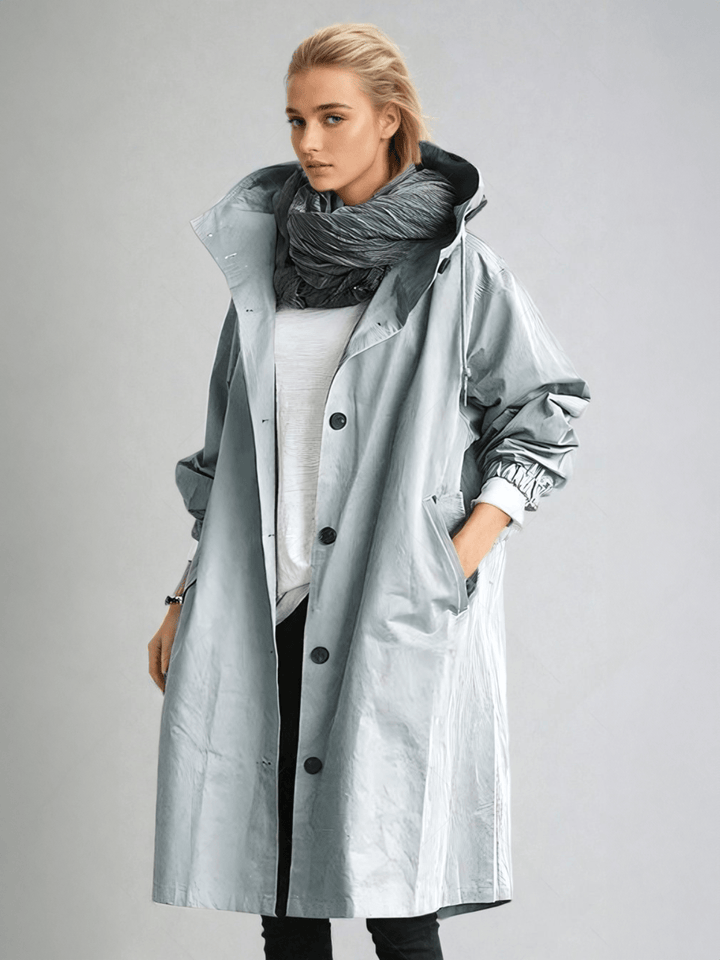 Ingrid | Trenchcoat dam med fickor och lös modell