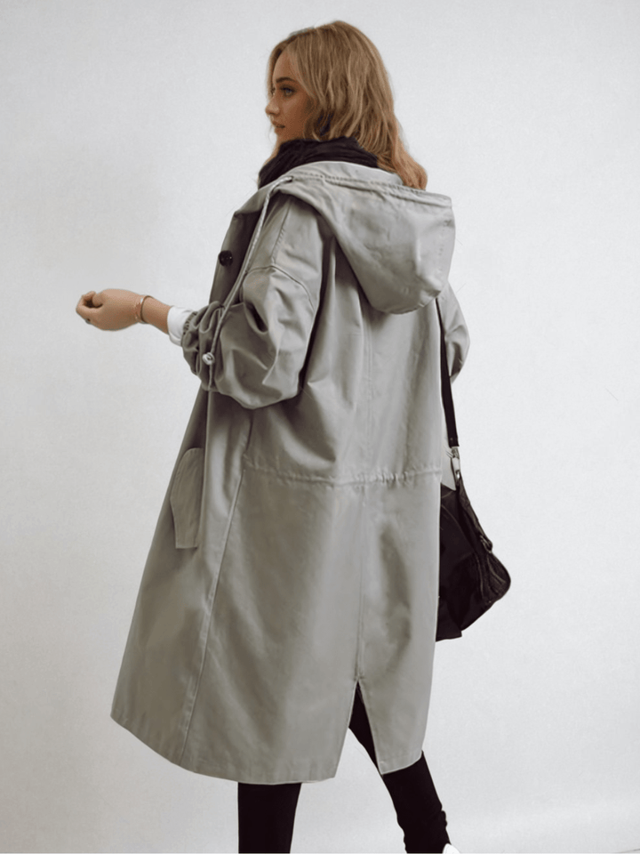 Ingrid | Trenchcoat dam med fickor och lös modell
