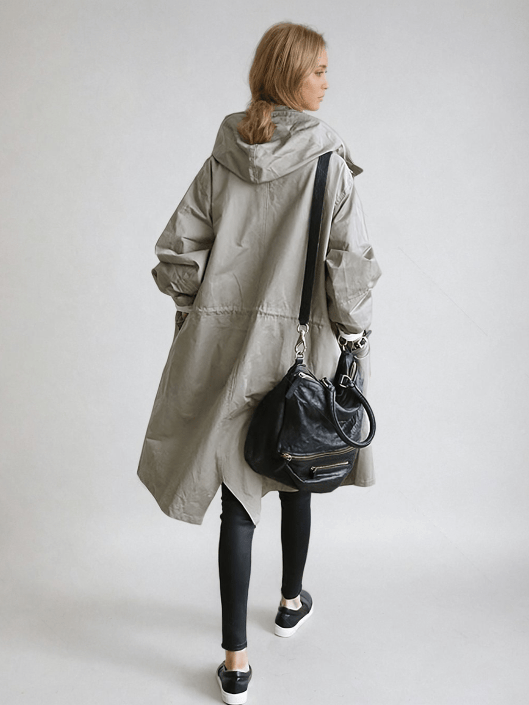 Ingrid | Trenchcoat dam med fickor och lös modell