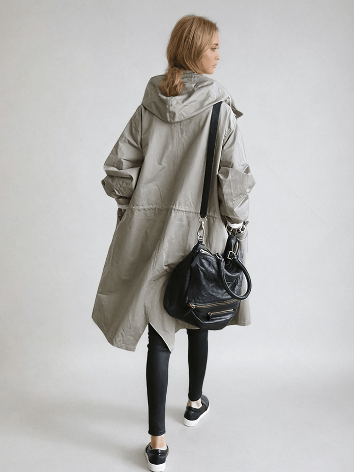 Ingrid | Trenchcoat dam med fickor och lös modell