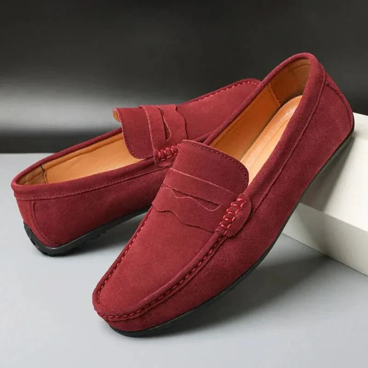 Ebba | Mockaloafers herr med slip-on-design och gummisula