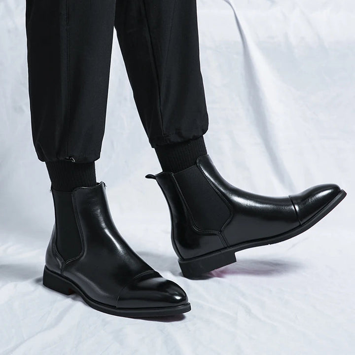 Axel | Chelsea boots Herr med cap toe och slim fit