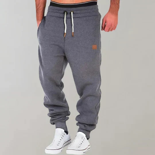 Anders | Joggingbyxor herr med elastisk midja och dragsko