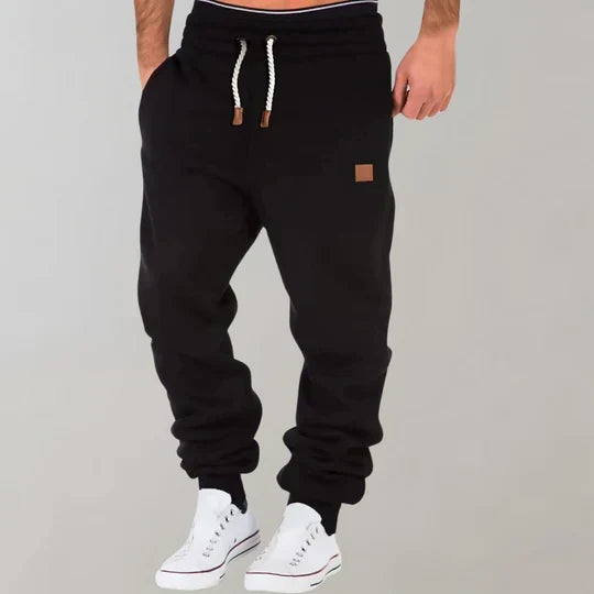 Anders | Joggingbyxor herr med elastisk midja och dragsko
