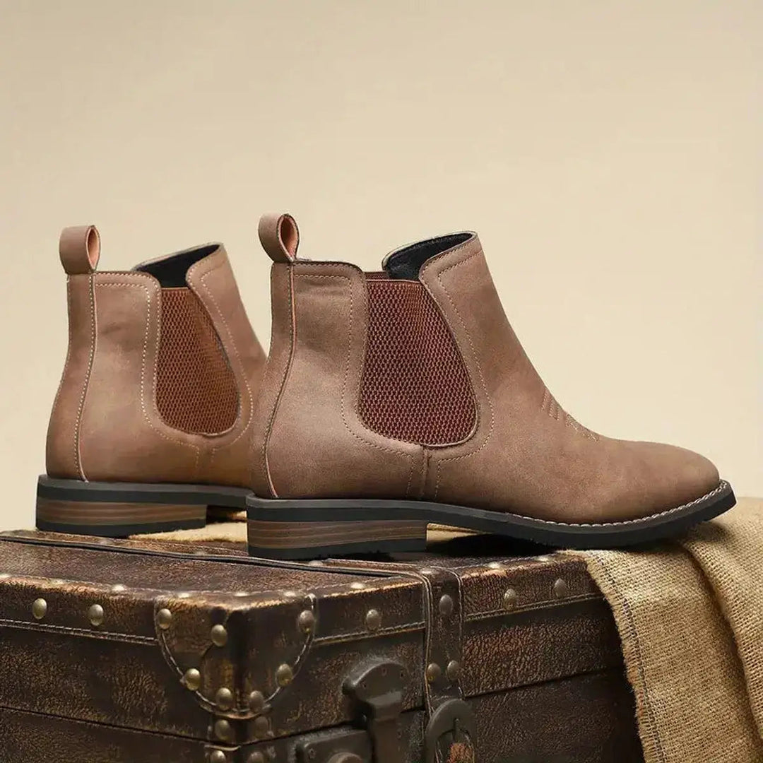 Oskar | Chelsea boots herr med elastiska sidopaneler