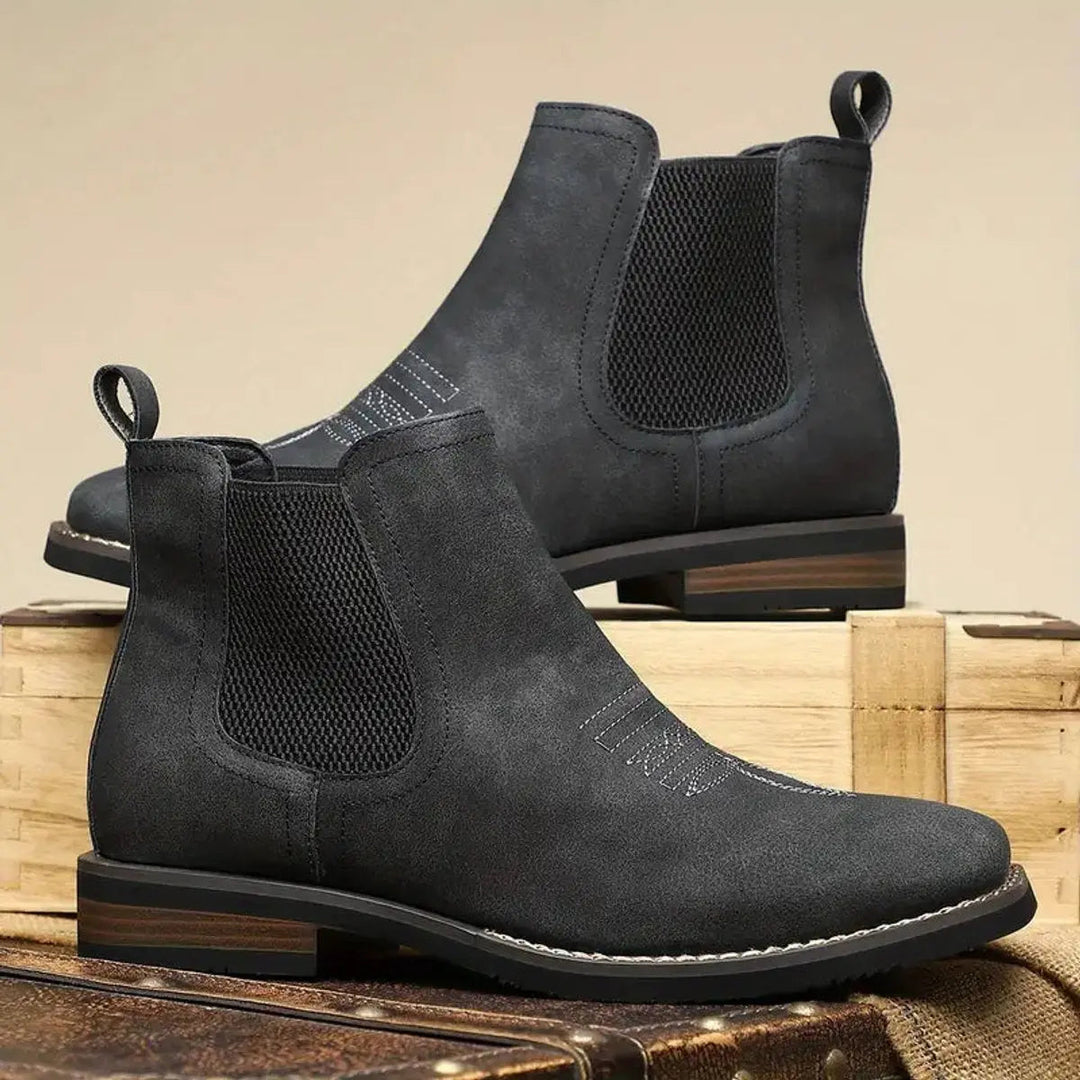Oskar | Chelsea boots herr med elastiska sidopaneler