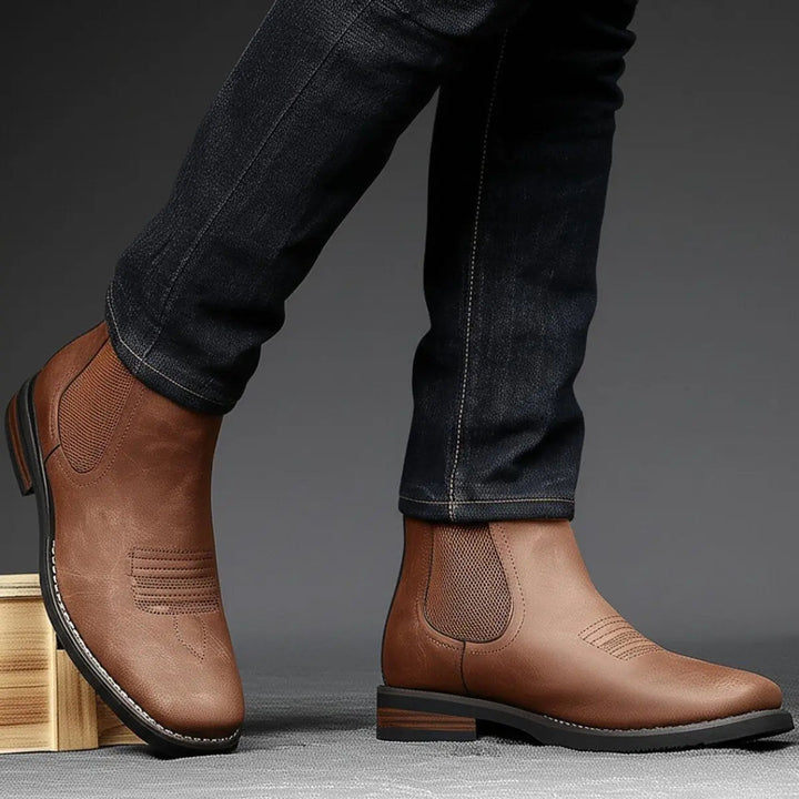 Oskar | Chelsea boots herr med elastiska sidopaneler