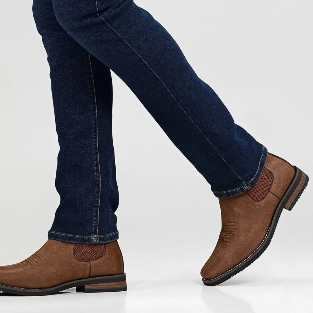 Oskar | Chelsea boots herr med elastiska sidopaneler