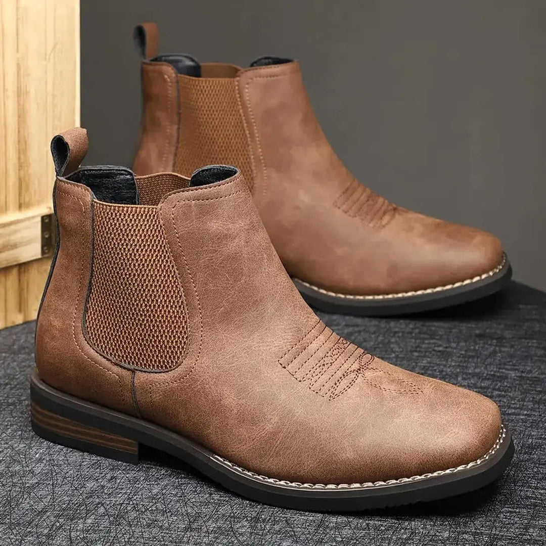 Oskar | Chelsea boots herr med elastiska sidopaneler