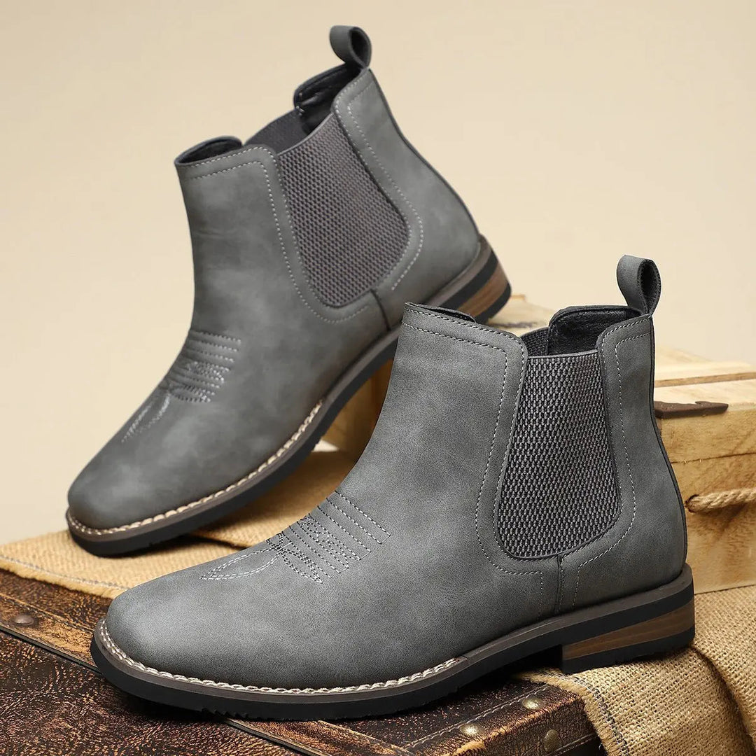 Oskar | Chelsea boots herr med elastiska sidopaneler