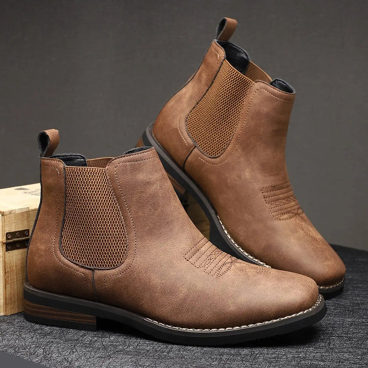 Oskar | Chelsea boots herr med elastiska sidopaneler