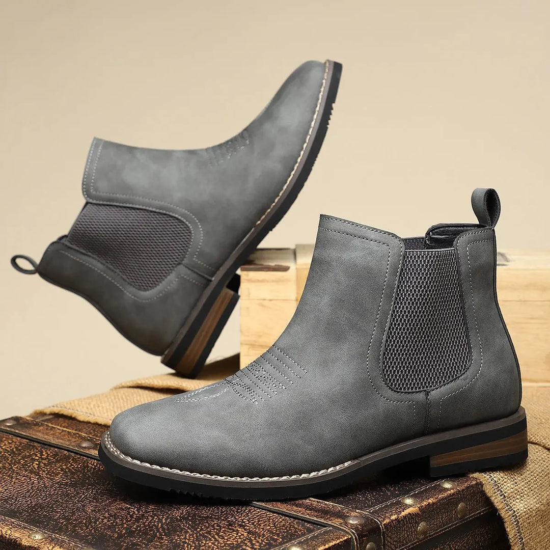 Oskar | Chelsea boots herr med elastiska sidopaneler