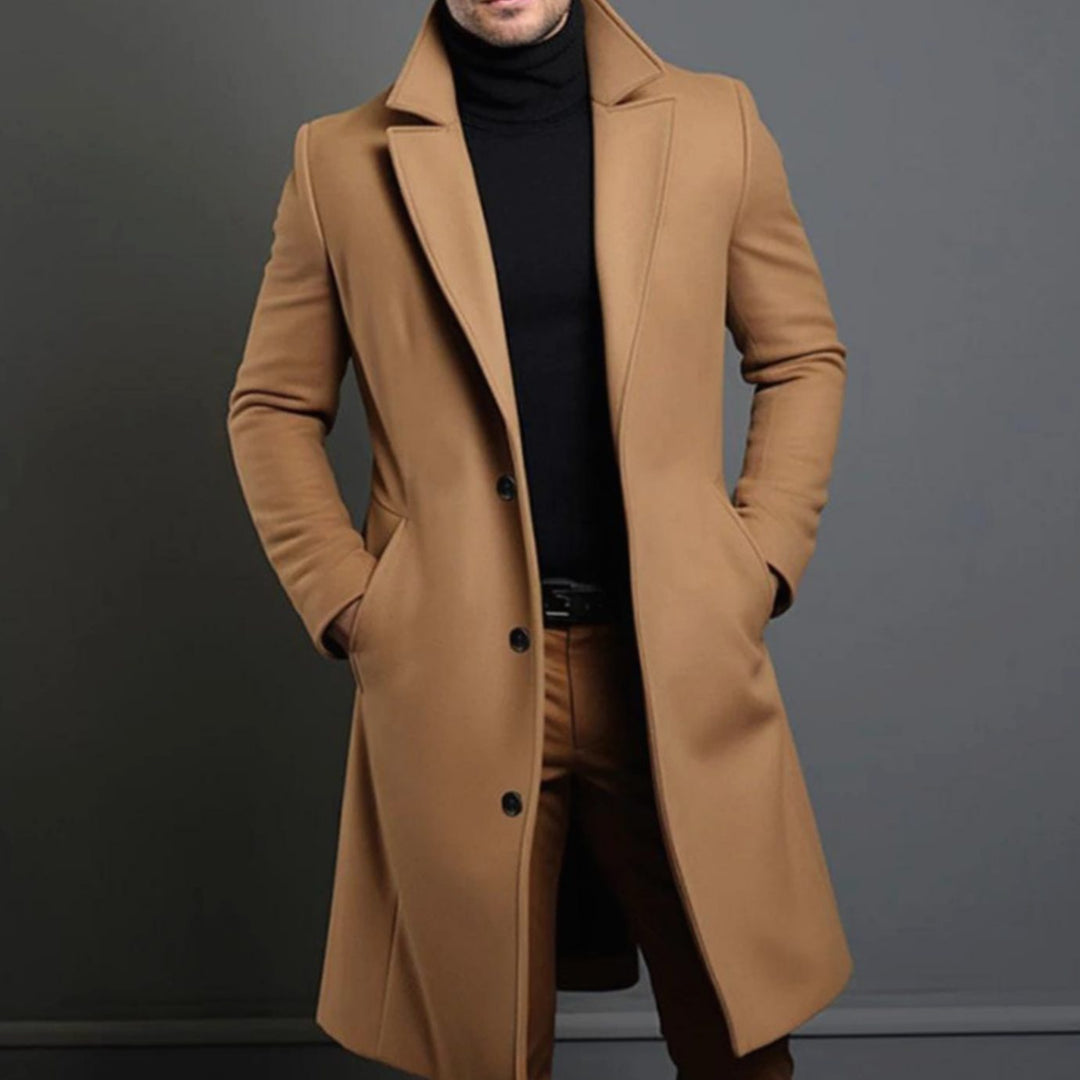 Tobias | Ullkappa Herr Lång Slim Fit