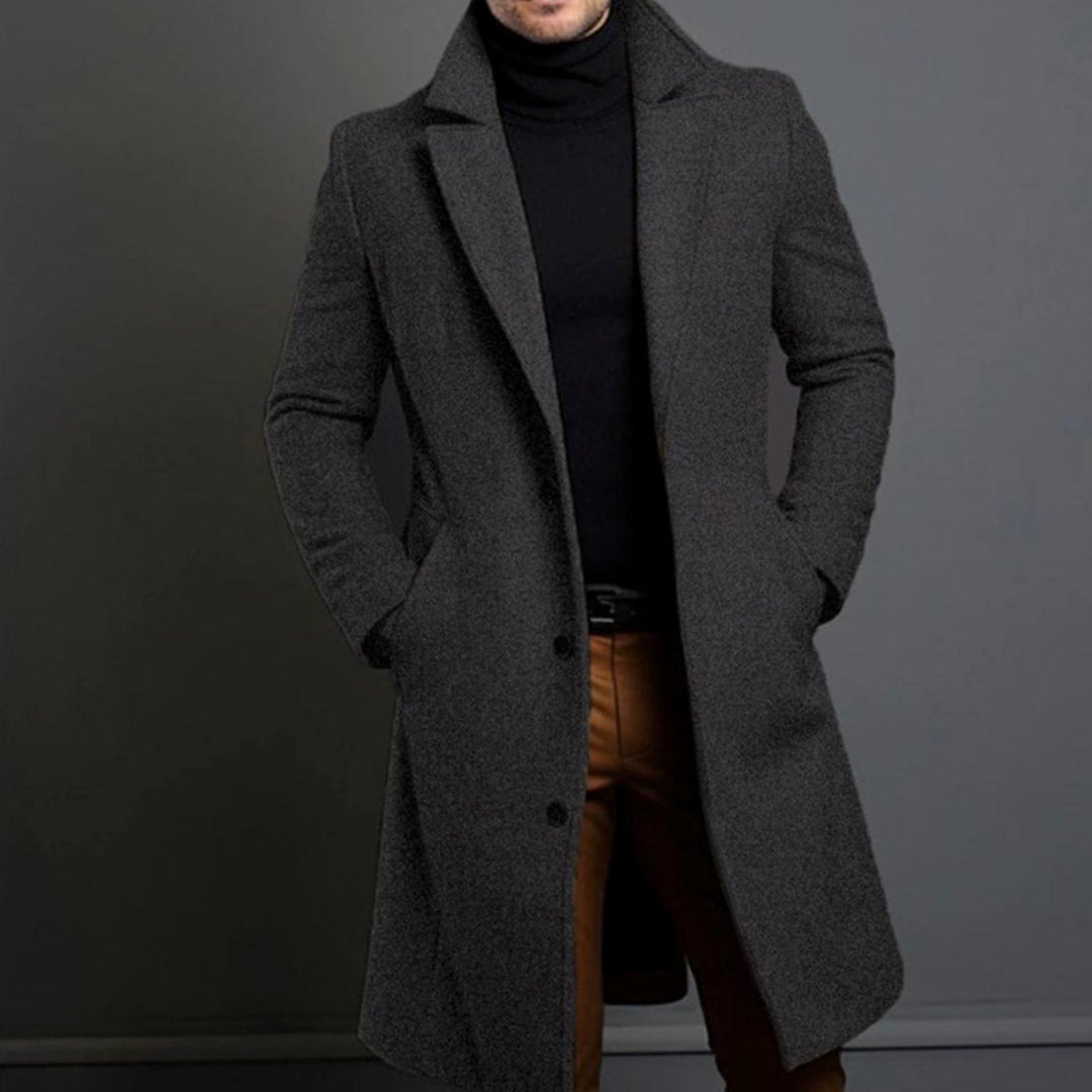 Tobias | Ullkappa Herr Lång Slim Fit