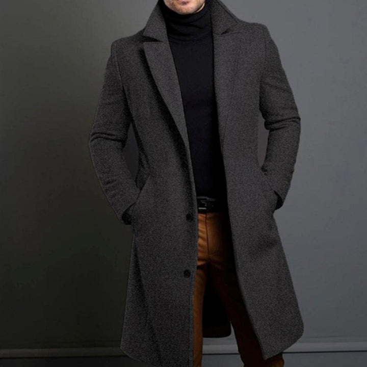 Tobias | Ullkappa Herr Lång Slim Fit