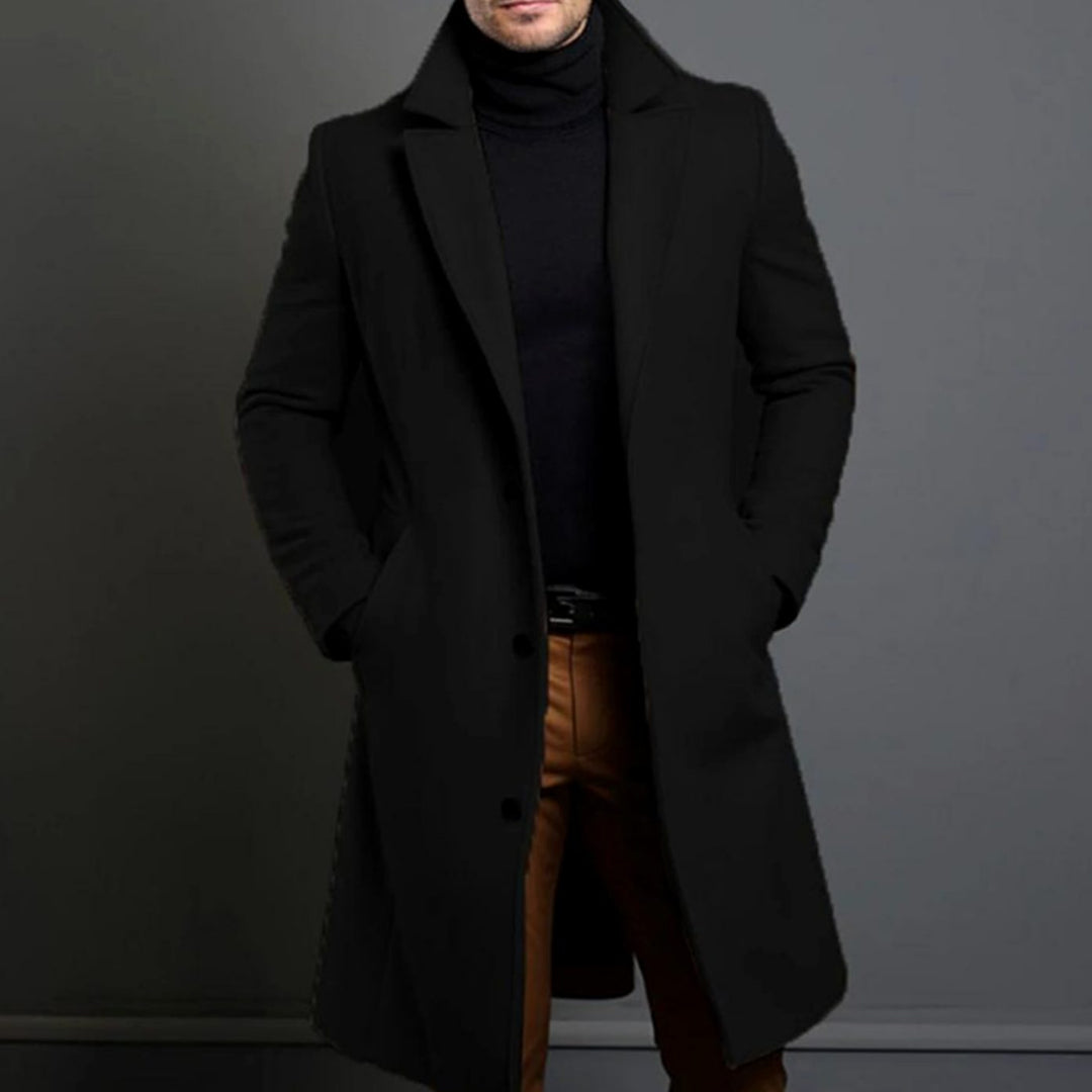 Tobias | Ullkappa Herr Lång Slim Fit