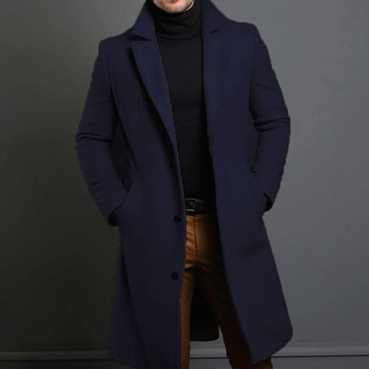 Tobias | Ullkappa Herr Lång Slim Fit
