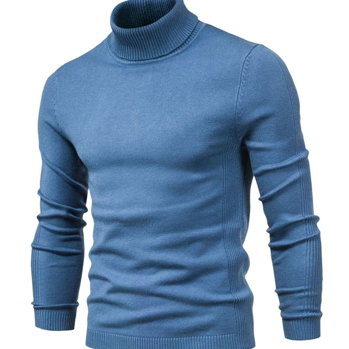 Nils | Polotröja Herr Stickad Slim Fit