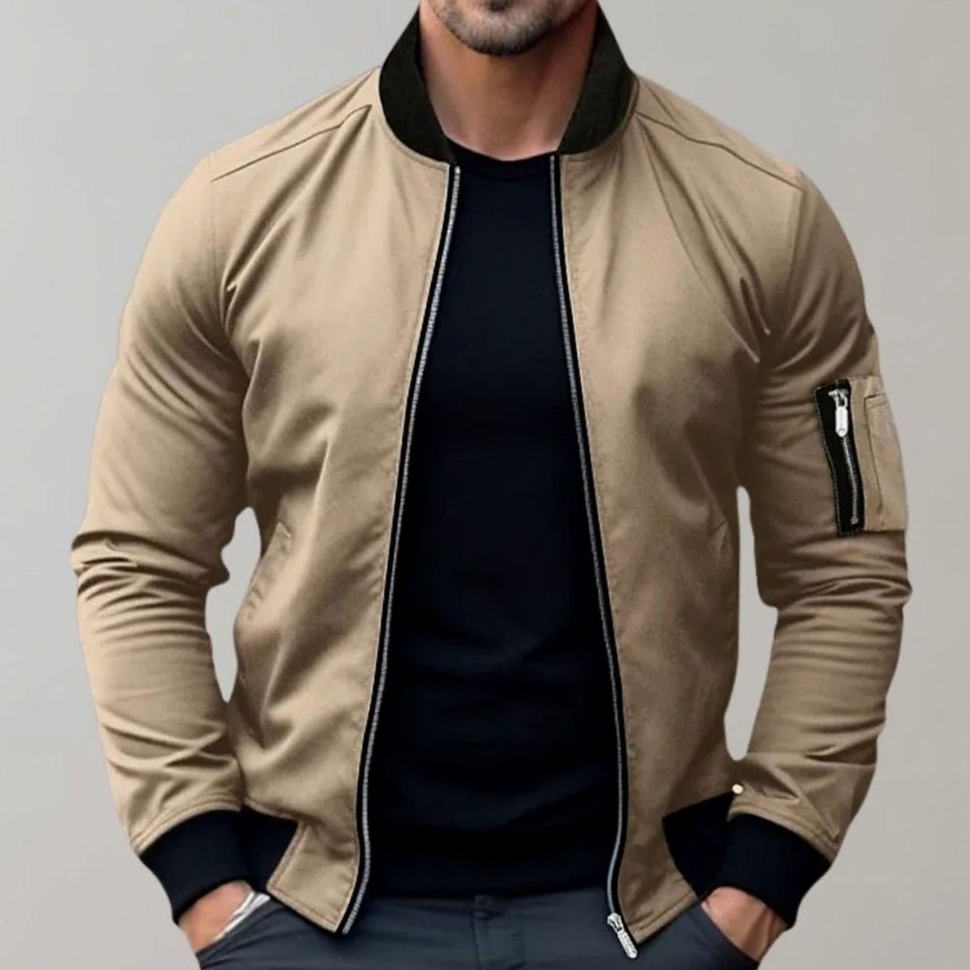 Linus | Bomberjacka Herr Slim Fit Zip