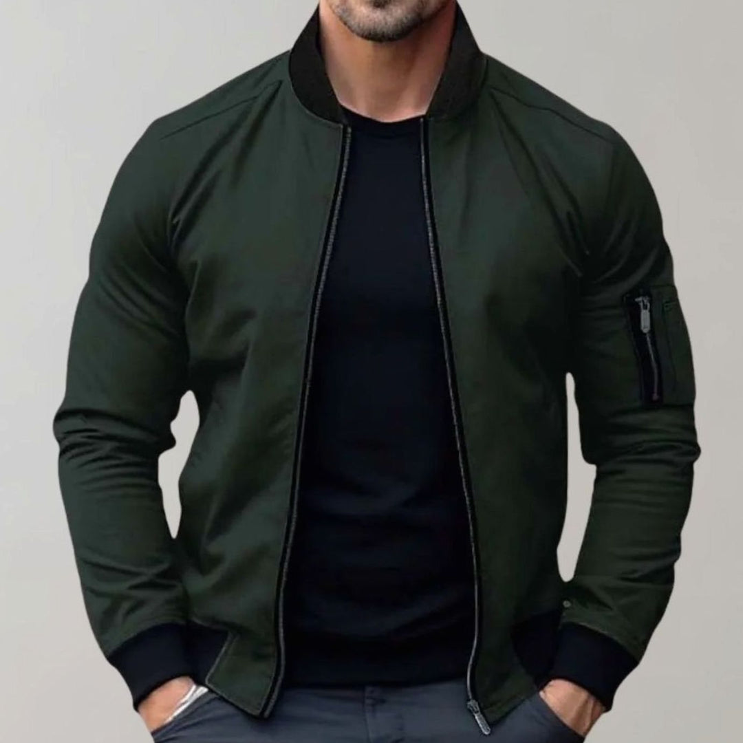Linus | Bomberjacka Herr Slim Fit Zip
