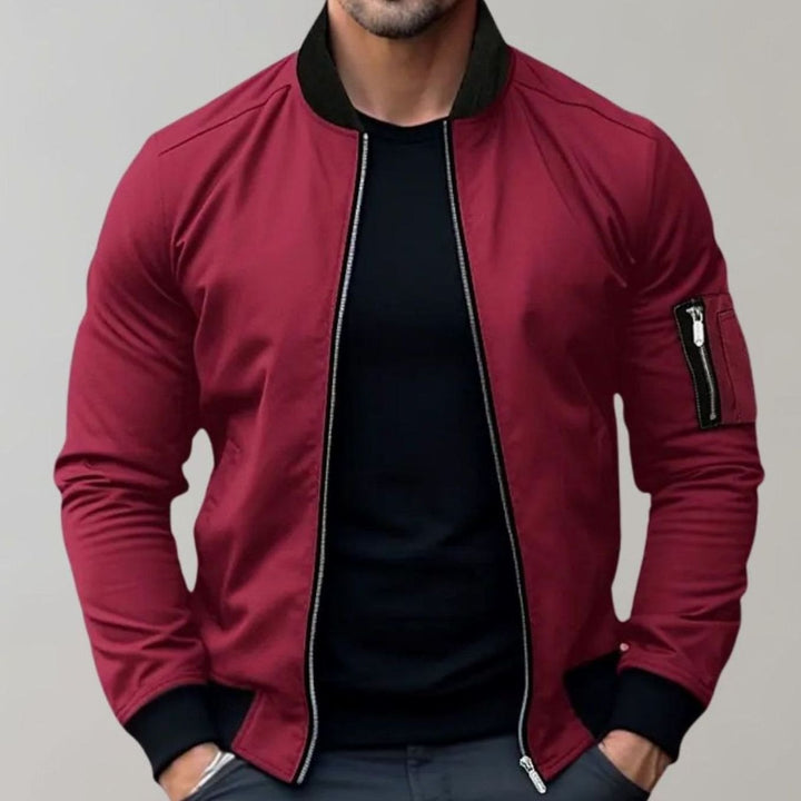 Linus | Bomberjacka Herr Slim Fit Zip