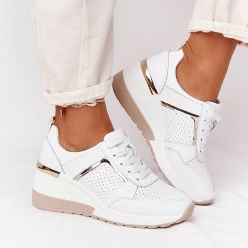 Platåsneakers för kvinnor
