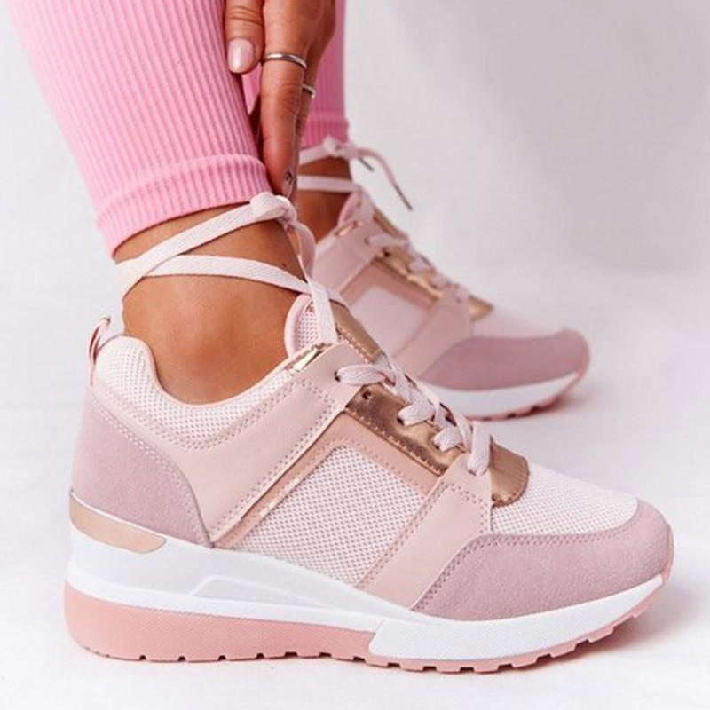 Platåsneakers för kvinnor