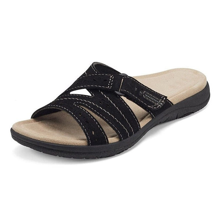 Ortopediska sandaler med remmar för kvinnor