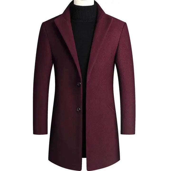 Henrik | Ullrock Herr slim fit med ståkrage