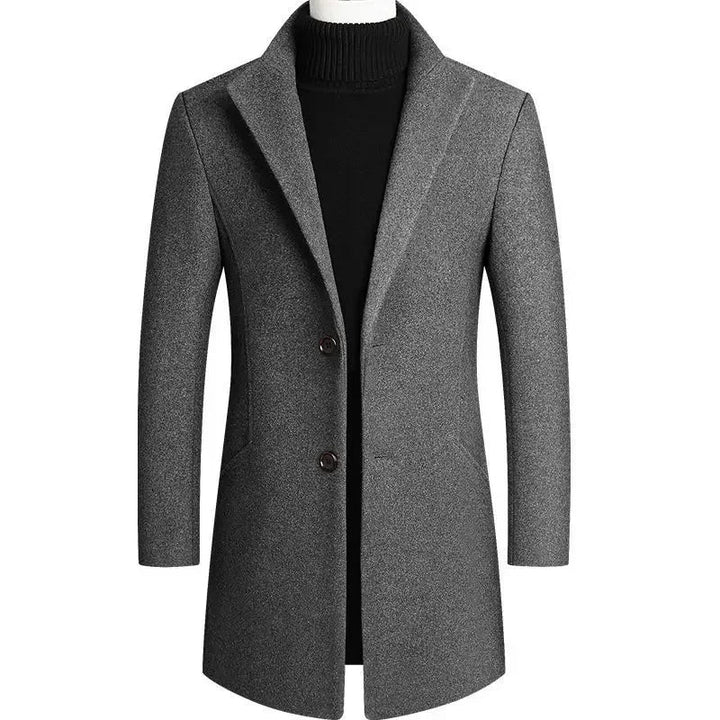 Henrik | Ullrock Herr slim fit med ståkrage