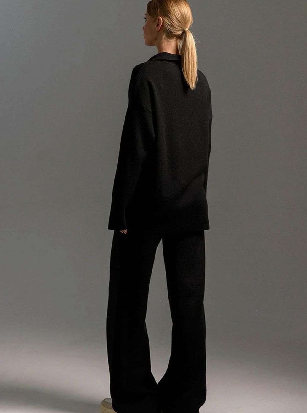 Alva | Set Dam Stickat Vida Byxor