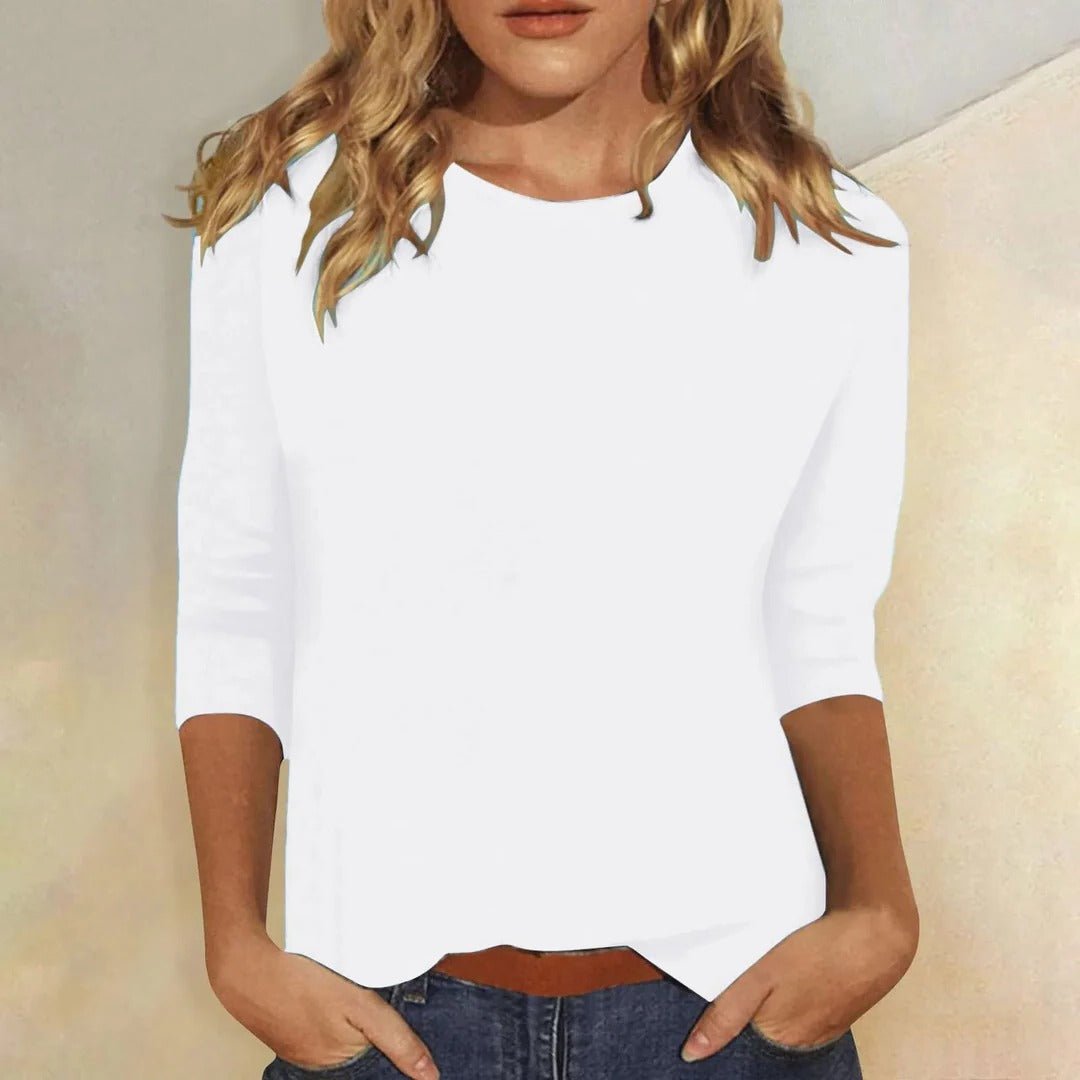 Wilma | Topp Dam 3/4-Ärm Relaxed Fit