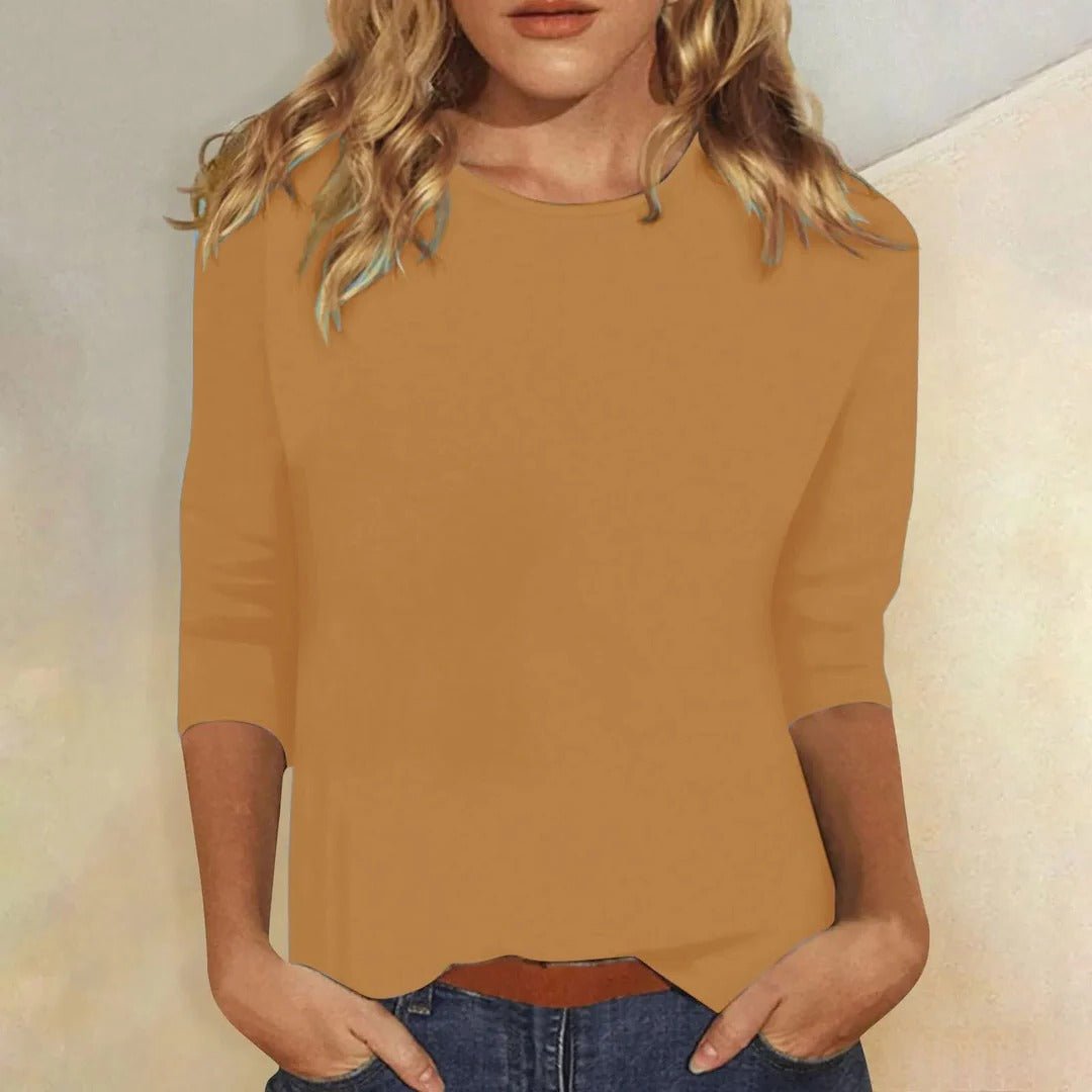 Wilma | Topp Dam 3/4-Ärm Relaxed Fit