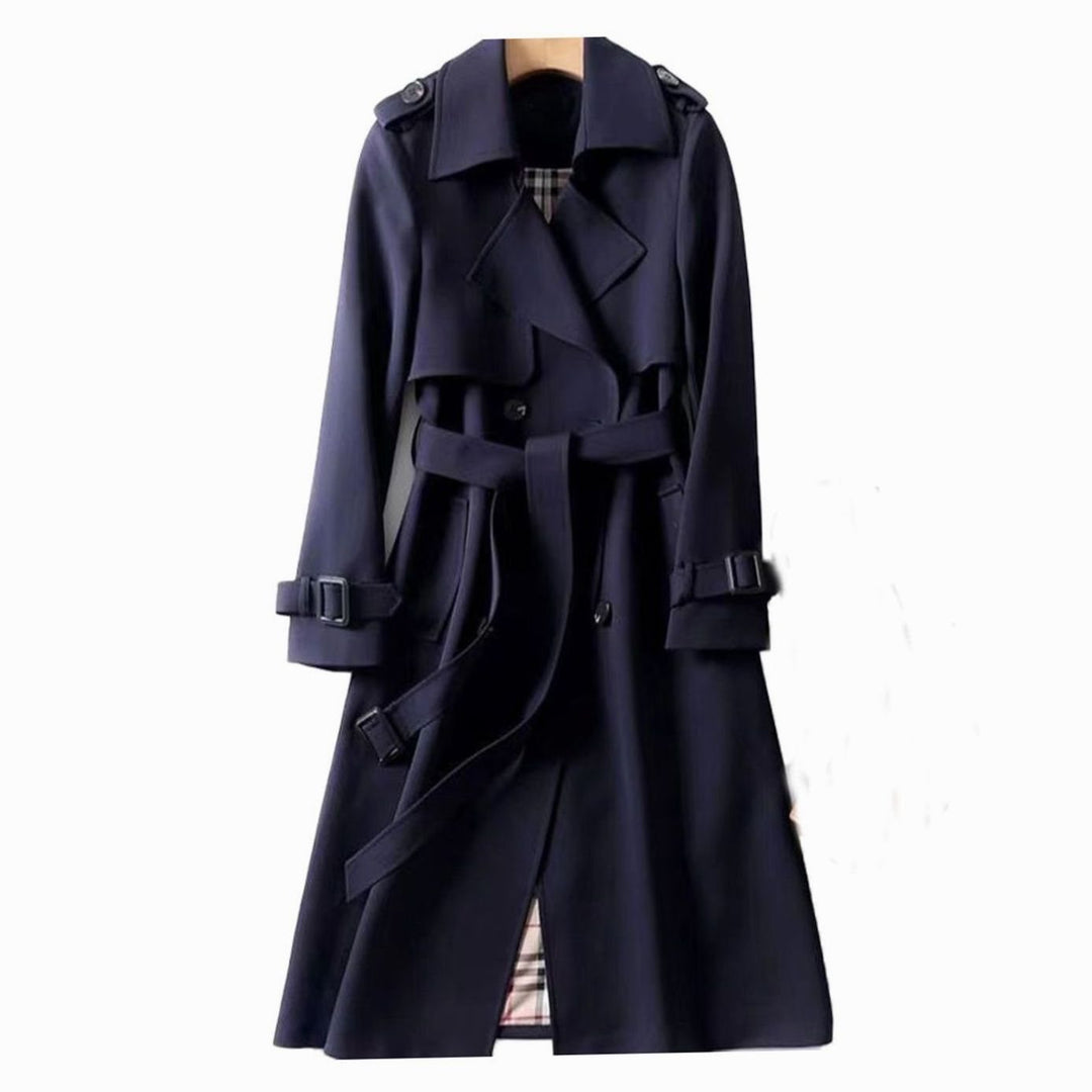 Maja | Trenchcoat Dam Lång Med Bälte