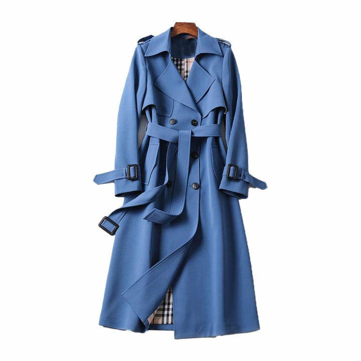 Maja | Trenchcoat Dam Lång Med Bälte