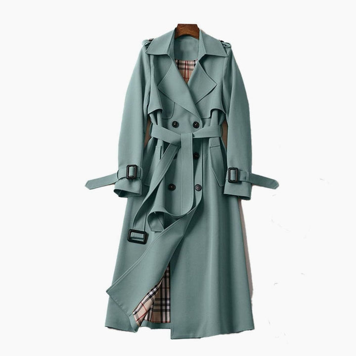 Maja | Trenchcoat Dam Lång Med Bälte