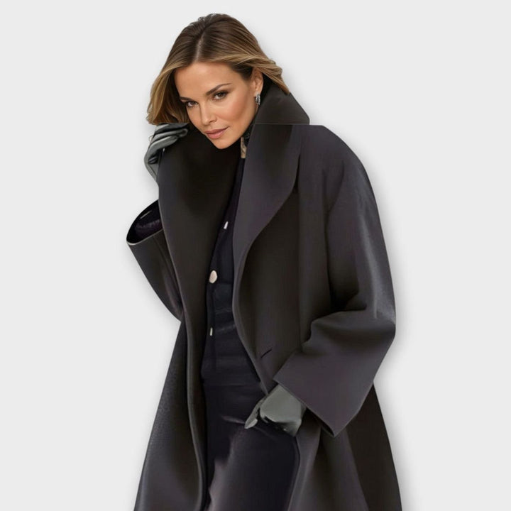 Selma | Vinterkappa Dam Oversized Bred Krage