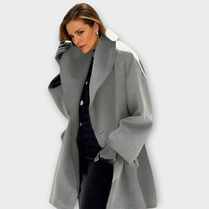 Selma | Vinterkappa Dam Oversized Bred Krage
