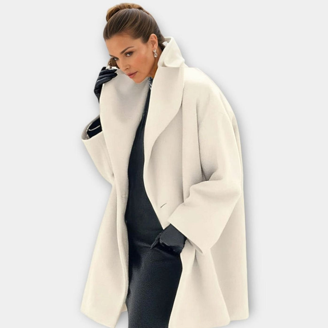Selma | Vinterkappa Dam Oversized Bred Krage
