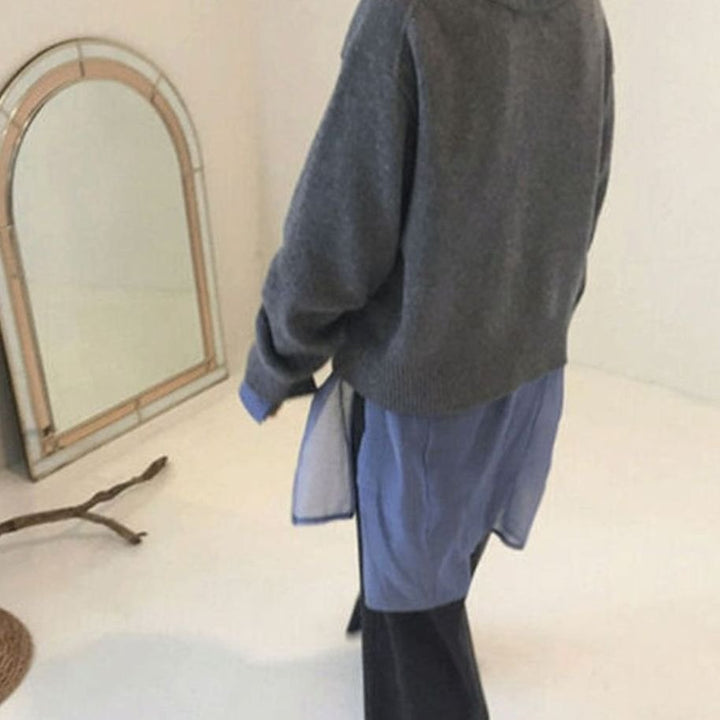 Saga | Kofta Dam Stickad Relaxed Fit